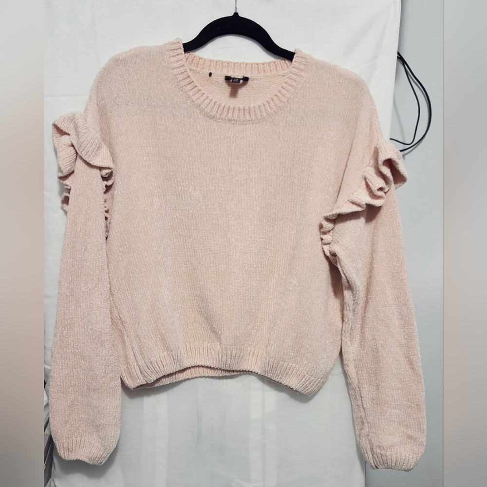 Light pink knit sweater. Buffalo brand.